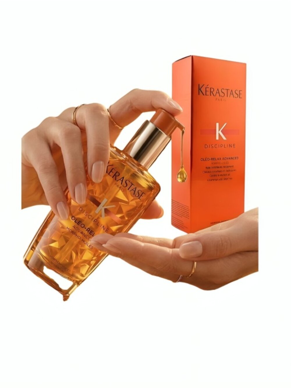 Kérastase Discipline Oléo-Relax Advanced Hair Oil 3.4 oz / 100 ml Frizz Control - Picture 5 of 6
